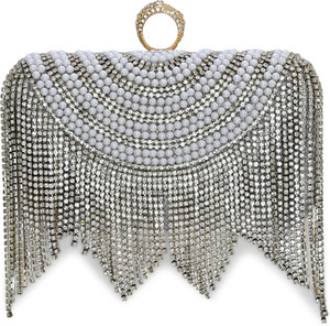 FOR THE BEAUTIFUL YOU Party White  Clutch