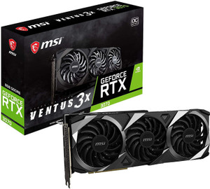 【値下げ】 GeForce RTX 3070 MSI GeForce RTX 3070 VENTUS 3X PLUS 8G OC LHR 8GB GDDR6 256-bit