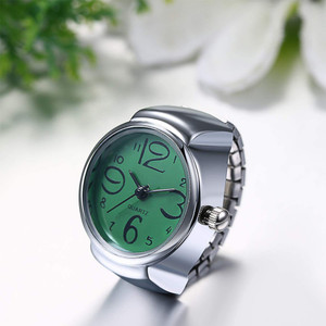 Kairangi Ring For Women Stainless Steel Analog Watch Ring Stretchable Stainless Steel Ring