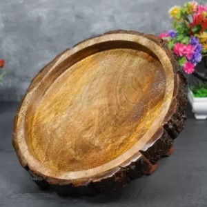 Decorasia Premium Look Round Shape serving tray which adds beauty to your table & serving Tray