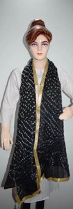 WaheguruFabrics Art Silk Self Design Women Dupatta