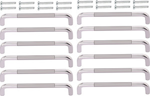 DecorDepo Fancy | Wardrobe 6 Inch With Screws Stainless Steel Cabinet/Drawer Handle