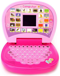 mega star Educational Learning Kids Laptop, LED Display, with Music