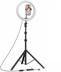 Meraki Wonder LED 12 inch RGB Ring Light with 7ft Tripod Stand Ring Flash
