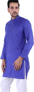 Sadree Men Solid Asymmetric Kurta