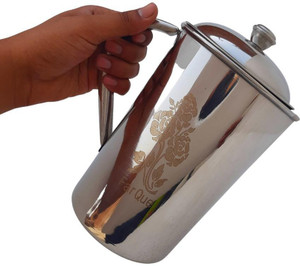 फारक्यू Stainless Steel jug with Lid High Quality Steel (Pack of 1) पानी जग