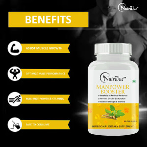 Nutrivue Manpower Vitamin For Men to Boost Stamina,Power Muscle