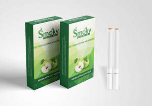 Smoky Herbals Green Apple Flavour 100% Tobacco & Nicotine Free Cigarette (  Pack of 2 ) Smoking Cessations Price in India