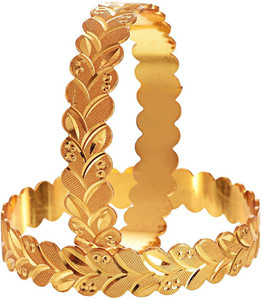 Weldecor Brass Gold-plated Bangle Set