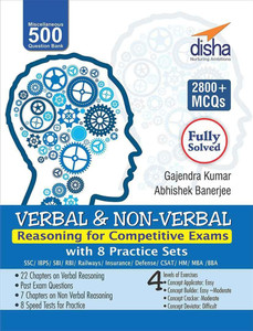Verbal & Non-Verbal Reasoning for Competitive Exams - SSC/ Banking/ Rlwys/ Insurance/ MBA/ BBA/ CLAT/ AFCAT 1 Edition