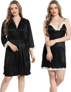 lyrx Women Nighty with Robe