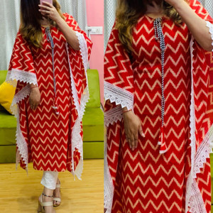 Aimca Women Printed Kaftan Kurta