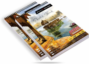 PANTONIC A5 Top Spiral-Bound Sketchpad for Artists | Sketching and Drawing Paper Doodling Sketch Pad