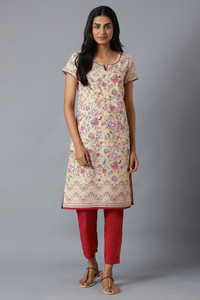Aurelia Women Kurta Pant Ethnic Jacket Set