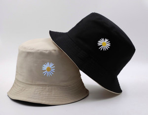 Jamont Unisex Bucket Hat Beach Sun Hat Fishing Hat Reversible Double-Side-Wear