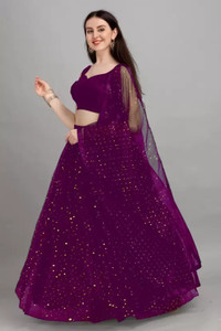 bridetouch fashion Embroidered Semi Stitched Lehenga Choli