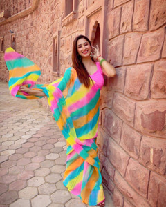 Sonika Ombre Bollywood Georgette Saree