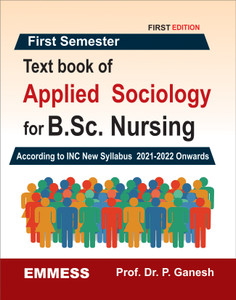 Textbook of Applied Sociology For B.Sc. Nursing ( According to INC New ...