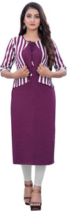 THE DRESSERY Women Kurta Ethnic Jacket Set
