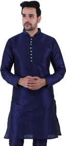 Sadree Men Self Design Straight Kurta