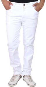 linaria Slim Men White Jeans