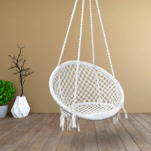 Curio Centre Cotton Round Swing for Adults/Hammock Chair/Swing for Home/Balcony Cotton Large Swing