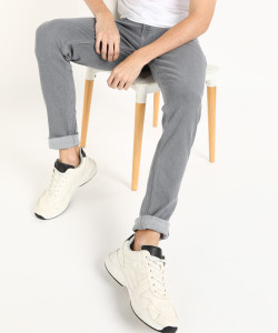 NUMERO UNO Sustainable Denim Tapered Fit Men Grey Jeans