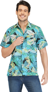 Hawaiiankart Men Graphic Print Beach Wear Multicolor Shirt
