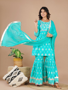 JAIPUR PRIME Women Kurta Sharara Set