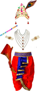 SHRI VALLABH Little Krishna Kids Costume Wear