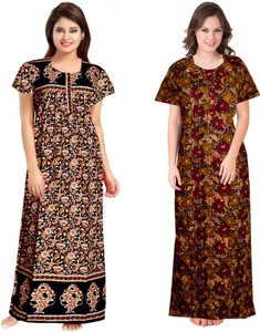 Sajao Creation Women Nighty