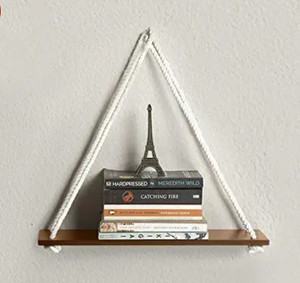 JANAKI SHOP Wooden Wall Shelf