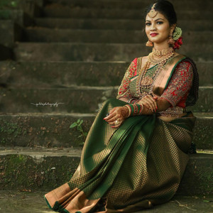 ANUVARATA Jacquard Self Design Blouse Material