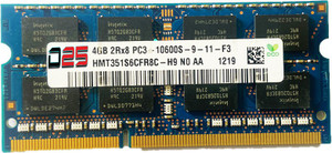 D25 HIGH QUALITY 4GB DDR3 1333MHz (1066) LAPTOP RAM With Year