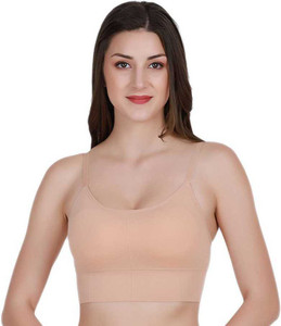 Vinbila Casual Self Design Women Beige Top