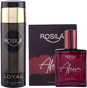 Rosila Loyal Deo & Afeem 30ml Intense Wild Hamilton Good Morning Signature Mysterious Perfume Body Spray  -  For Men & Women