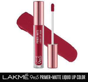 Lakmé 9to5 Primer + Matte Liquid Lip Color