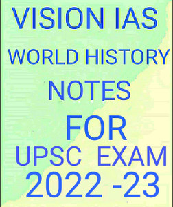 Vision Ias World History Notes For Upsc Exam 2022 -23: Buy Vision Ias ...