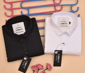 libbys Men Solid Casual Multicolor Shirt