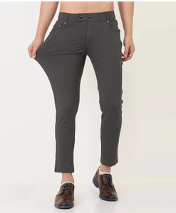 SG DRAKON Regular Fit Men Grey Trousers