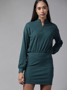 Roadster Women Blouson Blue Mini/Short Dress