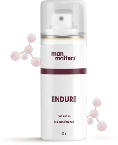 Man Matters ENDURE Long Last Non Transferable Spray for Men | 20 grams Lubricant