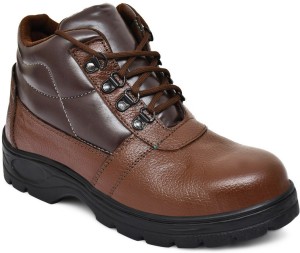 Restroad Steel Toe Leather Safety Shoe
