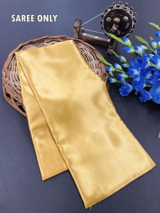 Hari Om Solid/Plain Bollywood Pure Silk, Satin Saree
