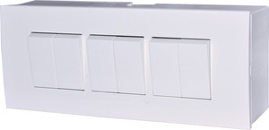 6 Modular Box Roma ANCHOR PENTA 6 MODULAR SWITCH BOARD (6 SWITCH ) WITH SURFACE BOX Wall ...
