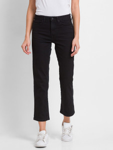 Spykar Slim Women Black Jeans