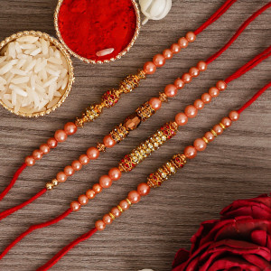 Flipkart SmartBuy Designer D1260 Assorted Chawal Roli Pack, Rakhi  Set