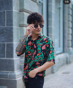 ENTNICBLISS Men Solid Casual Multicolor Shirt