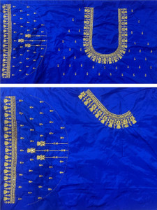 VLIPCARTZ Cotton Silk Embroidered Blouse Material