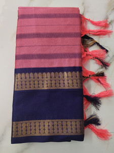 Juhi Collection Woven, Solid/Plain Daily Wear Cotton Jute, Art Silk Saree